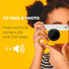 Kodak Printomatic Caméra Instantanée Full-Color – Pack 75 Feuilles – Photo Zink 2x3 – Noir