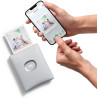 Instax square link smartphone photo printer, ash blanc