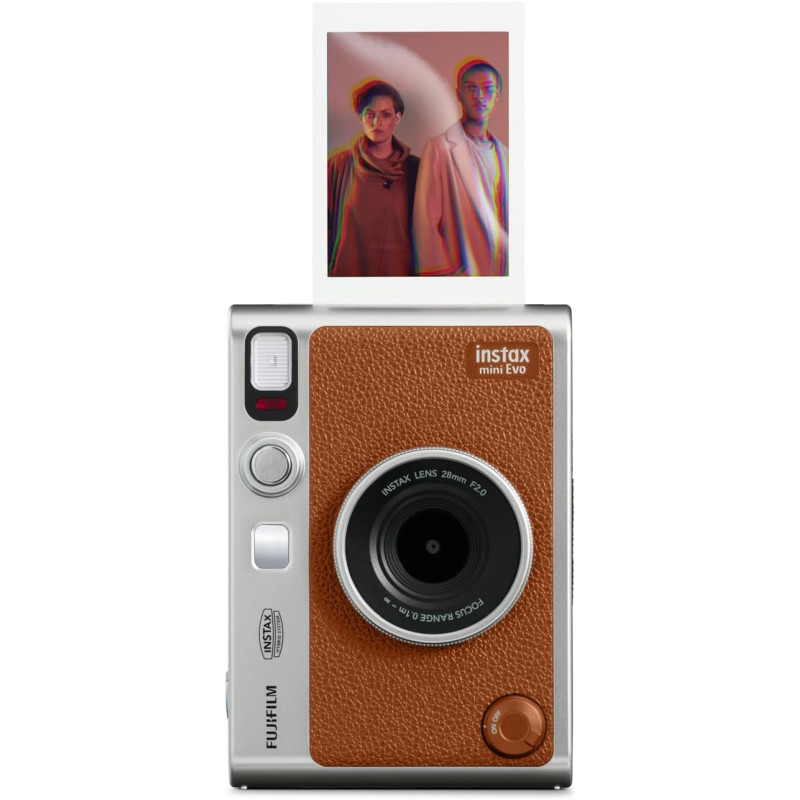 Fujifilm Instax Mini Evo Hybrid Appareil Photo instantané Marron