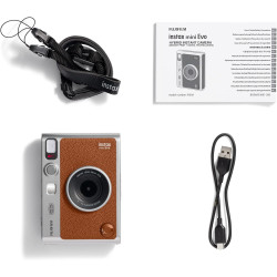 Fujifilm Instax Mini Evo Hybrid Appareil Photo instantané Marron
