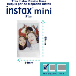 Fujifilm Instax Mini Evo Hybrid Appareil Photo instantané Marron