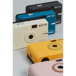 RETO Ultra Wide und Slim 35 mm Wiederverwendbare Tageslicht-Filmkamera – 22 mm Weitwinkelobjektiv, fokusfrei, Leicht, Einfach zu