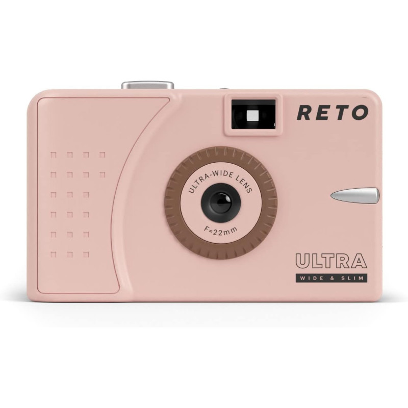 RETO Ultra Wide & Slim 35mm Réutilisable Lumière du Jour Caméra - Objectif Grand Angle 22mm sans Mise au Point Léger Facile à Ut