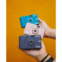 RETO Ultra Wide & Slim 35mm Réutilisable Lumière du Jour Caméra - Objectif Grand Angle 22mm sans Mise au Point Léger Facile à Ut