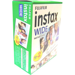 Fujifilm Instax Wide – Lot de 5 boîtes de 20 pellicules (100 photos format large) pour appareil photo instantané Fuji Instax 210