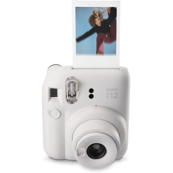 Fujifilm Instax Mini 12 Appareil Photo instantané avec Pack de 40 pellicules Blanc Argile