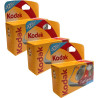 Kodak Fun Flash Appareil Photo jetable - 39 expositions, Lot de 3