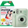 Fujifilm Instax Mini 12 Appareil Photo instantané avec Pack de 20 pellicules Vert Menthe