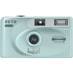 RETO PANO Appareil photo 35 mm – Objectif large de 22 mm, panorama, commutation facile, modes cinématographiques, cache d'object
