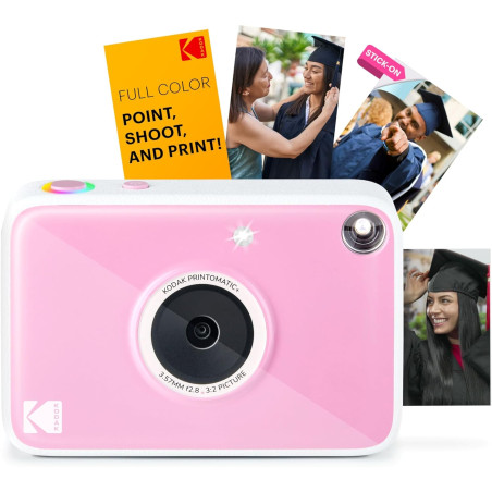 Kodak Printomatic+ Appareil Photo numérique instantané 10 MP, Impressions Couleur sur Papier Photo Zink 2 x 3 (5,1 x 7,5 cm) à D