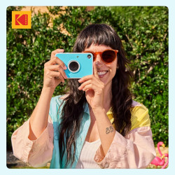 Kodak Printomatic+ Appareil Photo numérique instantané 10 MP, Zink 2x3 (5,1 x 7,5 cm), LED RVB, Coffret Cadeau: Étui, Pack de 20