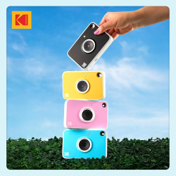Kodak Printomatic+ Appareil Photo numérique instantané 10 MP, Zink 2x3 (5,1 x 7,5 cm), LED RVB, Coffret Cadeau: Étui, Pack de 20