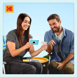Kodak Printomatic+ Appareil Photo numérique instantané 10 MP, Zink 2x3 (5,1 x 7,5 cm), LED RVB, Coffret Cadeau: Étui, Pack de 20