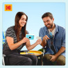 Kodak Printomatic+ Appareil Photo numérique instantané 10 MP, Zink 2x3 (5,1 x 7,5 cm), LED RVB, Coffret Cadeau: Étui, Pack de 20