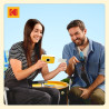 Kodak Printomatic+ Appareil Photo numérique instantané 10 MP, Zink 2x3 (5,1 x 7,5 cm), LED RVB, Coffret Cadeau: Étui, Pack de 20