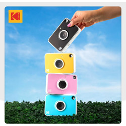 Kodak Printomatic+ Appareil Photo numérique instantané 10 MP, Zink 2x3 (5,1 x 7,5 cm), LED RVB, Coffret Cadeau: Étui, Pack de 20