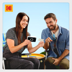 Kodak Printomatic+ Appareil Photo numérique instantané 10 MP, Zink 2x3 (5,1 x 7,5 cm), LED RVB, Coffret Cadeau: Étui, Pack de 20