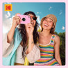 Kodak Printomatic+ Appareil Photo numérique instantané 10 MP, Zink 2x3 (5,1 x 7,5 cm), LED RVB, Coffret Cadeau: Étui, Pack de 20