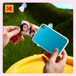 Kodak Printomatic+ Appareil Photo numérique instantané 10 MP, Zink 2x3 (5,1 x 7,5 cm), LED RVB, Coffret Cadeau: Étui, Pack de 20