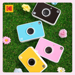 Kodak Printomatic+ Appareil Photo numérique instantané 10 MP, Zink 2x3 (5,1 x 7,5 cm), LED RVB, Coffret Cadeau: Étui, Pack de 20