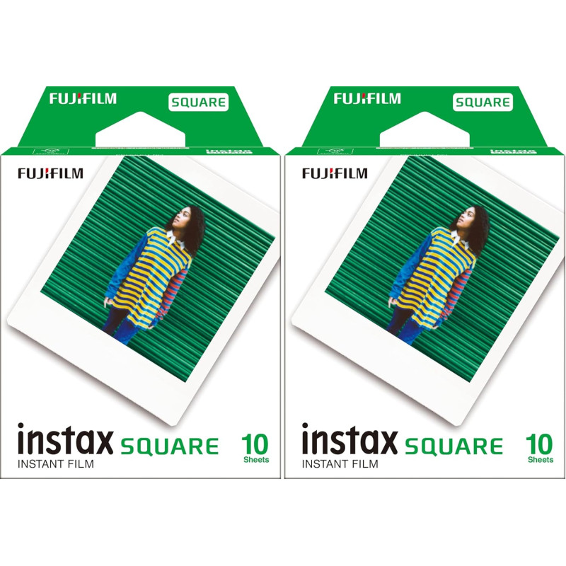 Fujifilm instax Film Square (10v) (Lot de 2)
