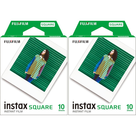 Fujifilm instax Film Square (10v) (Lot de 2)