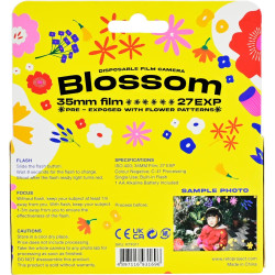 Reto Color Blossom 400 Appareil Photo jetable 35 mm 27EXP, Film négatif Couleur, sans Mise au Point, Facile à Utiliser, Flash in
