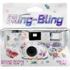 Reto Color Bling-Bling 400 Appareil Photo jetable 35 mm 27EXP, Film négatif Couleur, sans Mise au Point, Facile à Utiliser, Flas