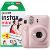 Fujifilm Instax Mini 12 Appareil Photo instantané avec Pack de 20 Films Rose Fleur