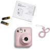 Fujifilm Instax Mini 12 Appareil Photo instantané avec Pack de 20 Films Rose Fleur