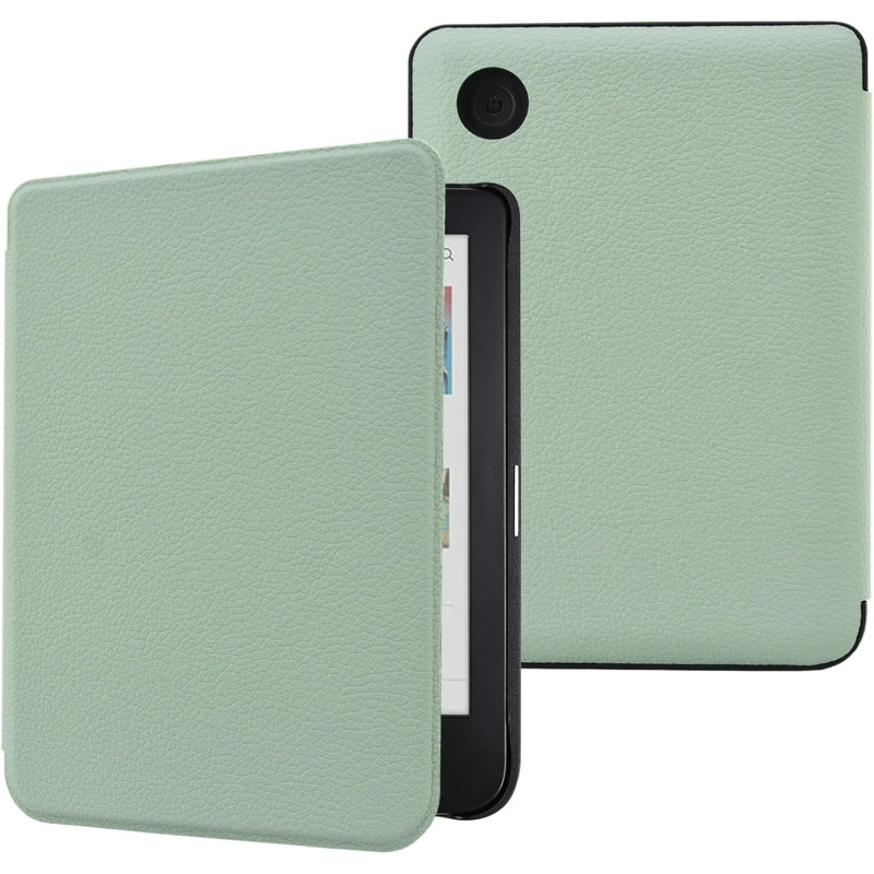DMluna Étui Slimshell pour Kobo Clara Colour/BW/ 2E, Tolino Shine Colour/Shine 5/4, Coque de Protection Magnétique avec Fonction