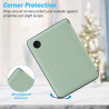 DMluna Étui Slimshell pour Kobo Clara Colour/BW/ 2E, Tolino Shine Colour/Shine 5/4, Coque de Protection Magnétique avec Fonction