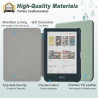 DMluna Étui Slimshell pour Kobo Clara Colour/BW/ 2E, Tolino Shine Colour/Shine 5/4, Coque de Protection Magnétique avec Fonction