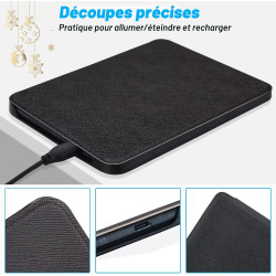 DMluna Étui Slimshell pour Kobo Clara Colour/BW/ 2E, Tolino Shine Colour/Shine 5/4, Coque de Protection Magnétique avec Fonction