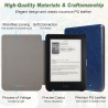 DMluna Étui Slimshell pour Kobo Clara Colour/ BW/ 2E, Tolino Shine Colour/Shine 5/4, Coque de Protection Magnétique avec Fonctio