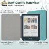 DMluna Étui Slimshell pour Kobo Clara Colour/BW/ 2E, Tolino Shine Colour/Shine 5/4, Coque de Protection Magnétique avec Fonction