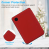 DMluna Étui Slimshell pour Kobo Clara Colour/BW/ 2E, Tolino Shine Colour/Shine 5/4, Coque de Protection Magnétique avec Fonction