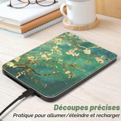 DMluna Étui Slimshell pour Kobo Clara Colour/BW/ 2E, Tolino Shine Colour/Shine 5/4, Coque de Protection Magnétique avec Fonction
