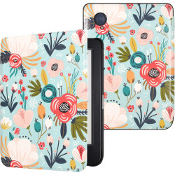 DMluna Étui Slimshell pour Kobo Clara Colour/ BW/ 2E, Tolino Shine Colour/Shine 5/4, Coque de Protection Magnétique avec Fonctio