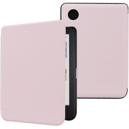 DMluna Étui Slimshell pour Kobo Clara Colour/BW/ 2E, Tolino Shine Colour/Shine 5/4, Coque de Protection Magnétique avec Fonction