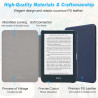 DMluna Étui Slimshell pour Kobo Clara Colour/BW/ 2E, Tolino Shine Colour/Shine 5/4, Coque de Protection Magnétique avec Fonction