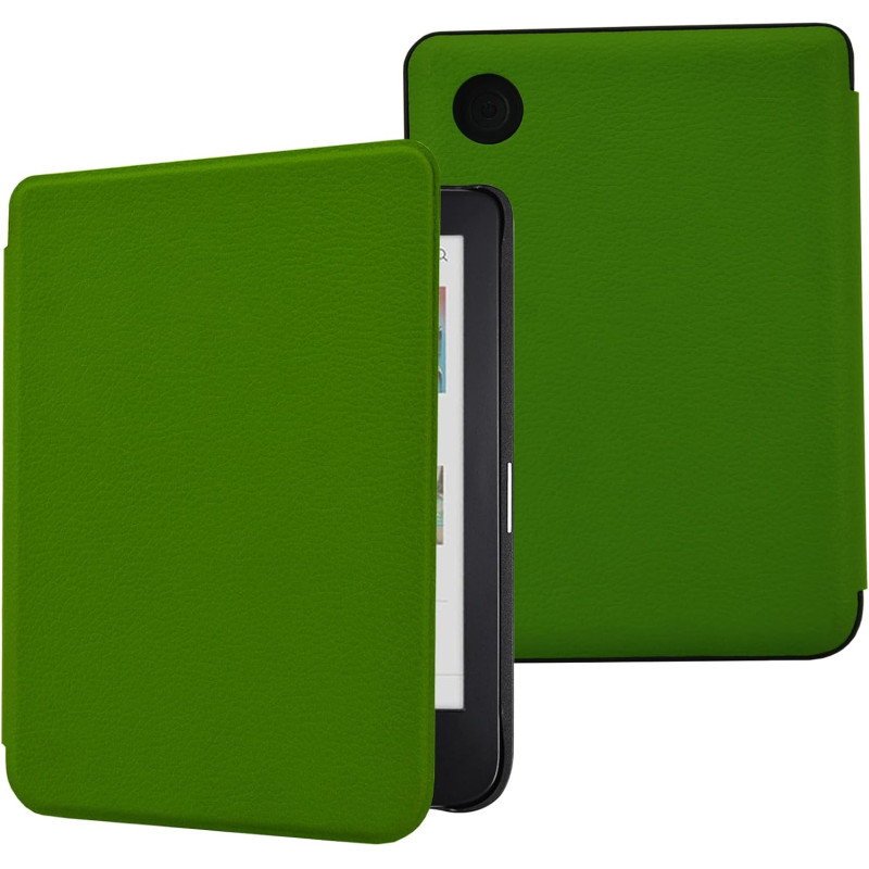 DMluna Étui Slimshell pour Kobo Clara Colour/BW/ 2E, Tolino Shine Colour/Shine 5/4, Coque de Protection Magnétique avec Fonction