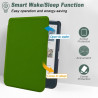 DMluna Étui Slimshell pour Kobo Clara Colour/BW/ 2E, Tolino Shine Colour/Shine 5/4, Coque de Protection Magnétique avec Fonction