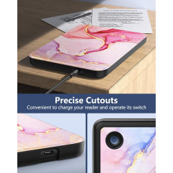 MoKo Coque pour Kobo Clara BW/Clara Colour 6" 2024/Clara 2E 6 Pouces 2022, Étui de Protection Souple TPU Ultra-Mince et Léger An