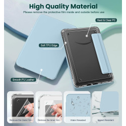 MoKo Étui Magnétique Détachable pour Le Tout Nouveau Kindle(11e Génération 2024/2022) 6 Pouces, Coque Légère et Résistante aux R