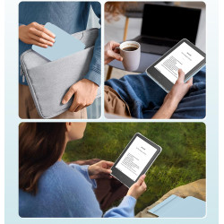 MoKo Étui Magnétique Détachable pour Le Tout Nouveau Kindle(11e Génération 2024/2022) 6 Pouces, Coque Légère et Résistante aux R
