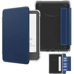 MoKo Étui Magnétique Détachable pour Le Tout Nouveau Kindle(11e Génération 2024/2022) 6 Pouces, Coque Légère et Résistante aux R