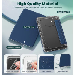 MoKo Étui Magnétique Détachable pour Le Tout Nouveau Kindle(11e Génération 2024/2022) 6 Pouces, Coque Légère et Résistante aux R