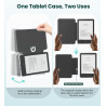 MoKo Étui Magnétique Détachable pour Le Tout Nouveau Kindle (11e Génération 2024/2022) 6 Pouces, Coque Légère et Résistante aux 