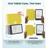 MoKo Étui Magnétique Détachable pour Le Tout Nouveau Kindle(11e Génération 2024/2022) 6 Pouces, Coque Légère et Résistante aux R